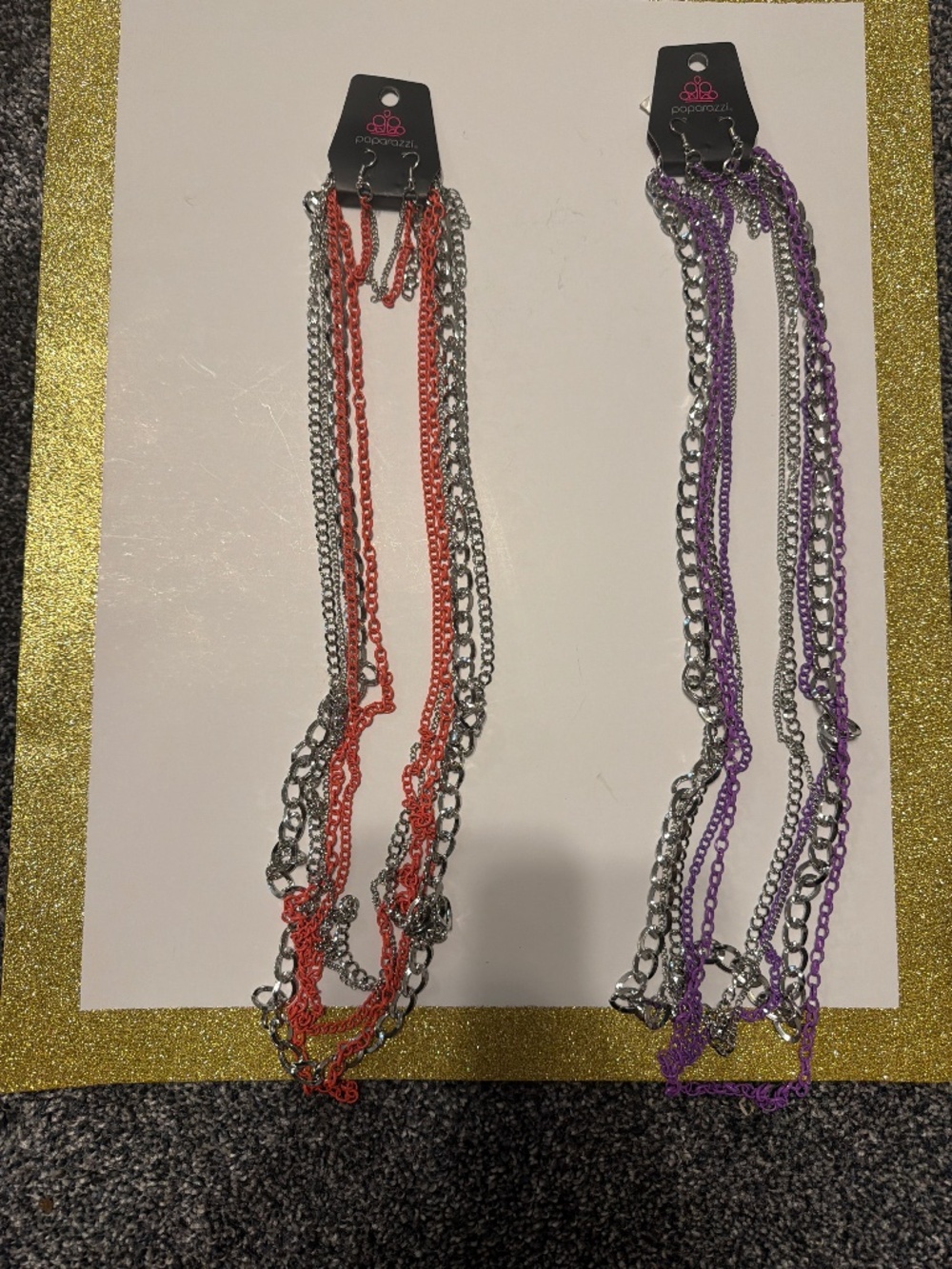 Paparazzi Necklace with earrings set of 2